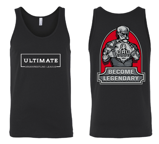 Ultimate Armwrestling League Become Legendary Tank Top 100% Preshrunk Combed Cotton